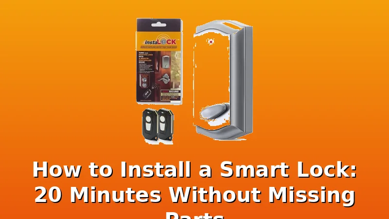 How to Install a Smart Lock: 20 Minutes Without Missing Parts - Knob Nest review with measurements and honest opinion