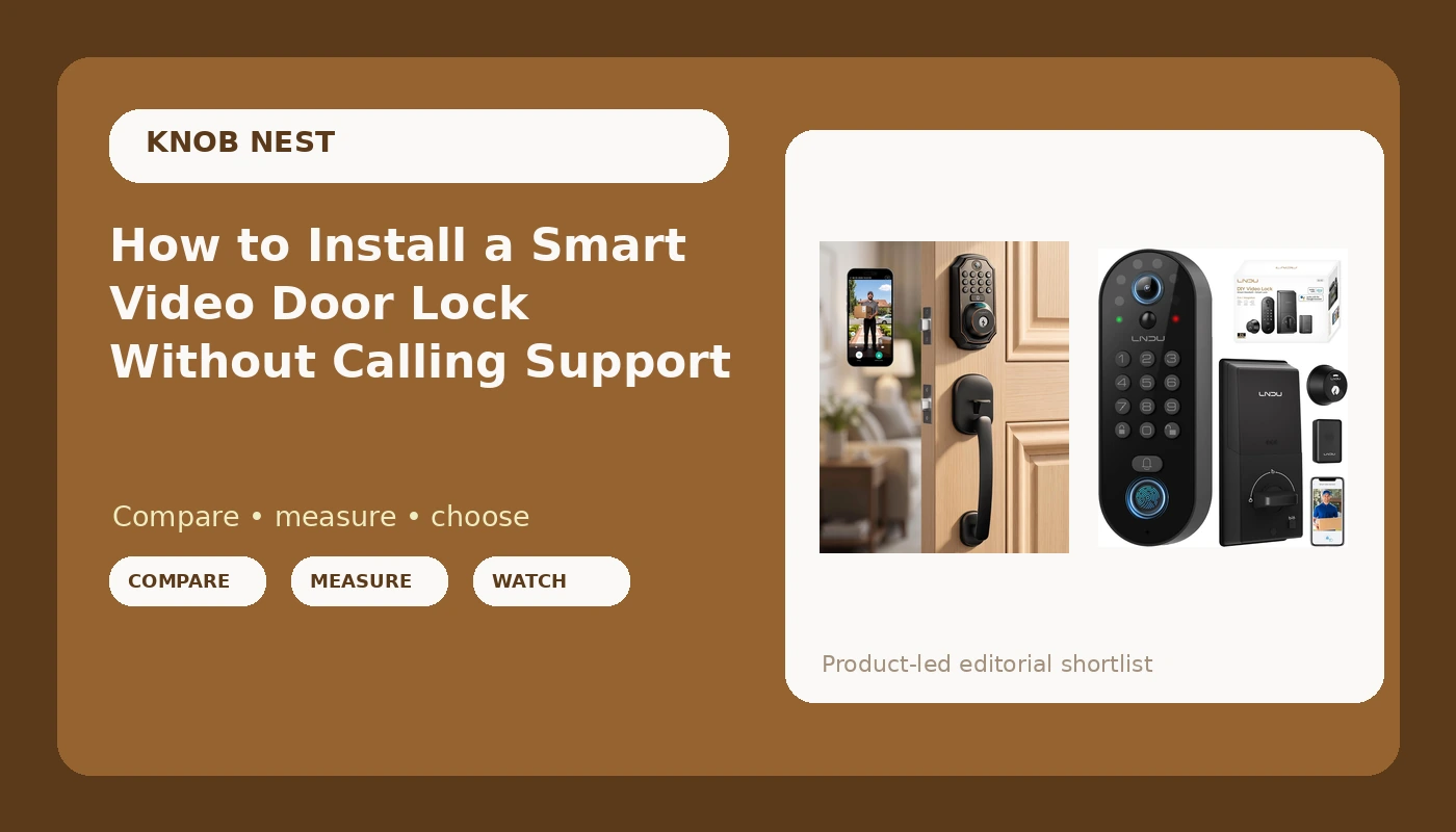 How to Install a Smart Video Door Lock Without Calling Support