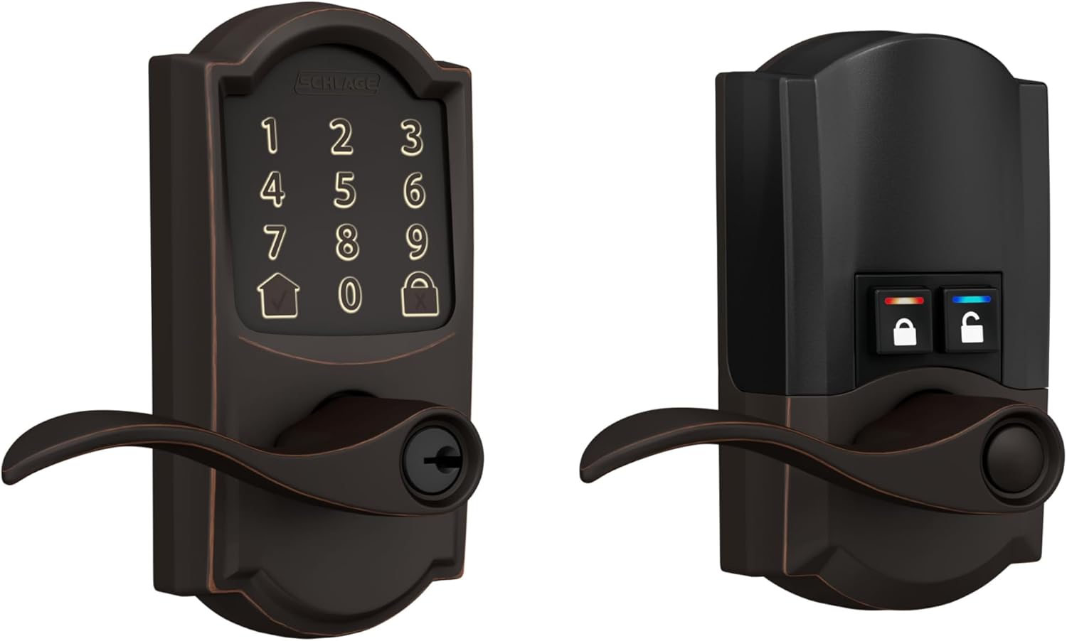Schlage Encode Smart WiFi Lock, Lever Handle (B0BW4RJZ7L)