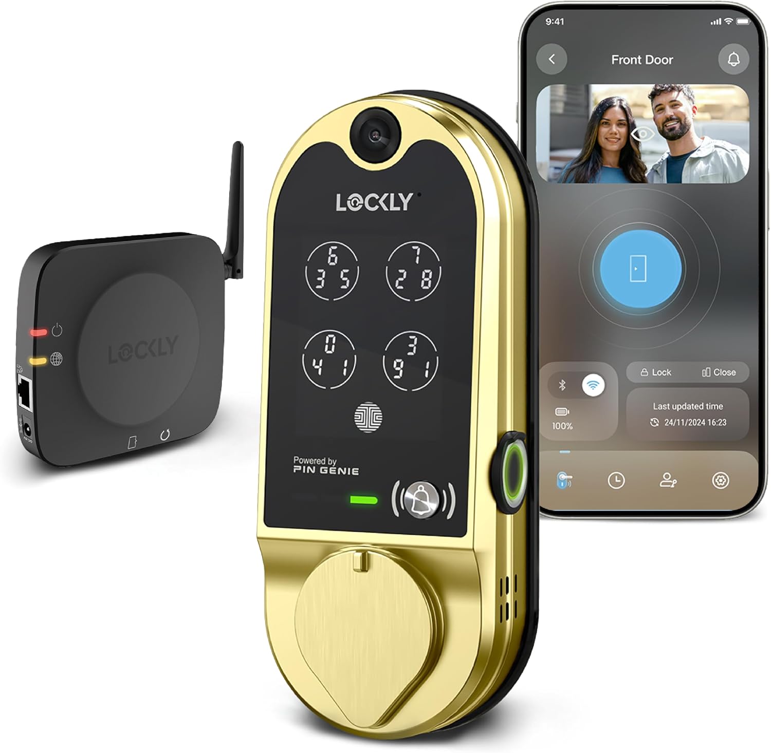 Lockly Vision Smart Lock with HD Video Doorbell