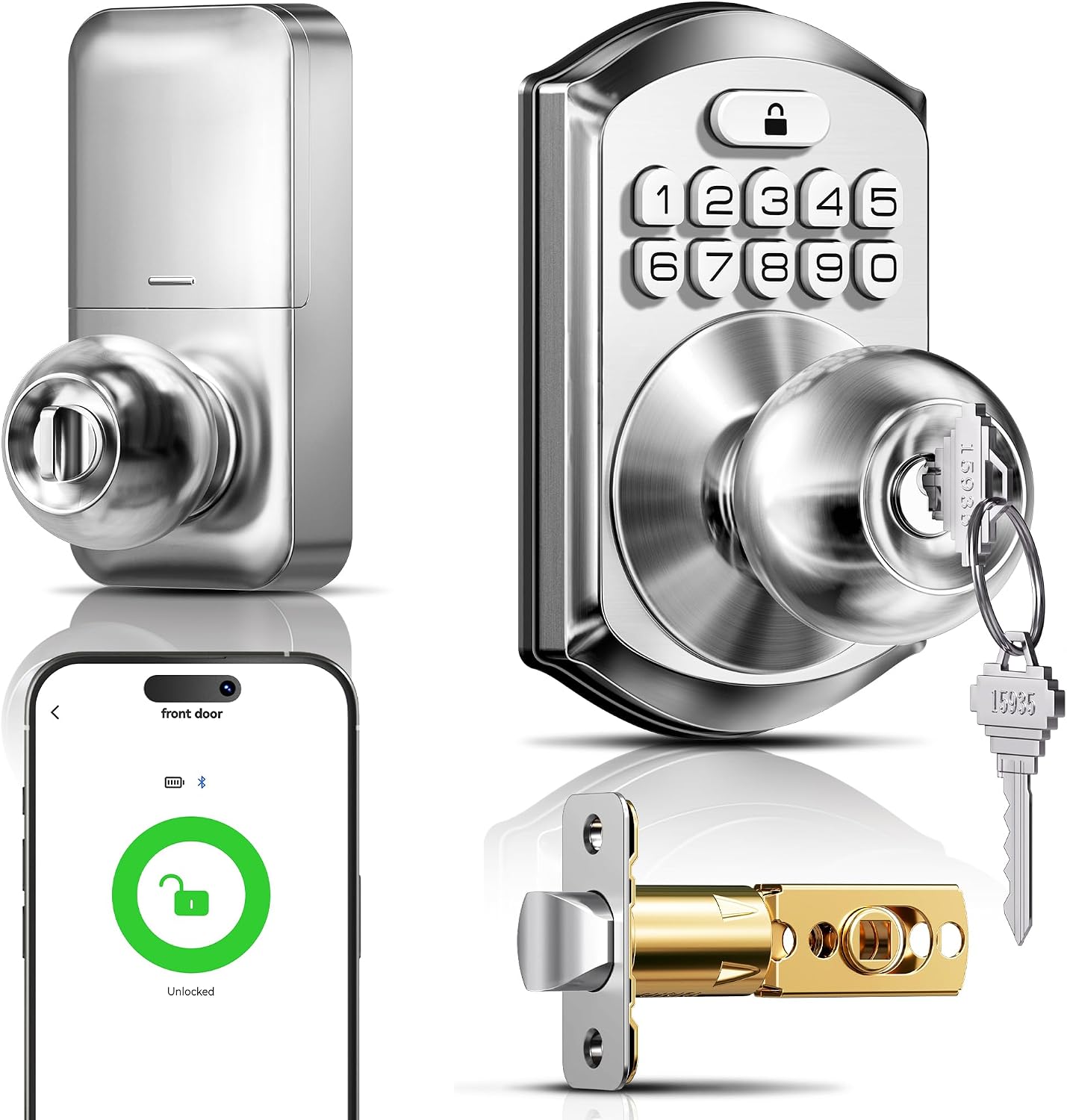 TEEHO TE018 Smart Keypad Door Lock (B0G42VFQ47)