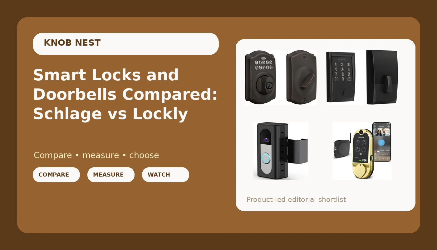 Smart Locks and Doorbells Compared: Schlage vs Lockly